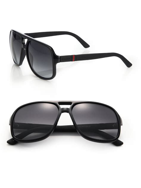 occhiali gucci aviator metallo|Gucci Aviator Sunglasses for Men .